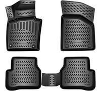 Elmasline Juego de alfombrillas de goma 3D para VW Passat B7 2010-2015 | Juego de alfombrillas con borde alto - Accesorio