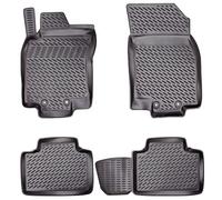 Elmasline Juego de alfombrillas de goma con diseño 3D para Opel Astra H, año de construcción 2004-2009, borde extraalto de 5 cm