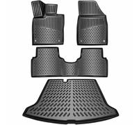 ELMASLINE Set 3D Alfombras De Goma Y Bandeja Maletero Para VW ID.3 2020