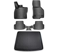 ELMASLINE Set Alfombras Goma 3D + Bandeja Maletero VW GOLF 7 Variant 2012-2021