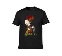 Elmer Fudd Character - Camiseta de algodón para hombre, color negro, Negro , XL