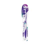 Elmex Opti-Email - Cepillo de dientes extra suave, color morado y naranja