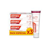 Elmex Caries Protection Professional + fortalecimiento del esmalte Pasta de dientes 75ml, neutraliza los ácidos del azúcar, mantiene los dientes protegidos, mantiene un pH saludable (Paquete de 3)