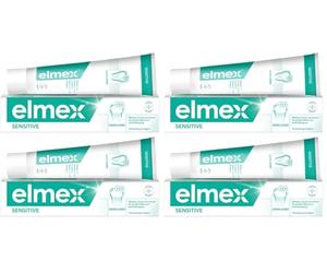Elmex dentifrice sensitive 75ml (Paquete de 4)