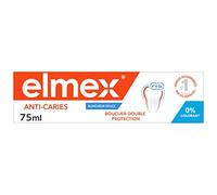 ELMEX - ELMEX pasta de dientes anticaries blanco suave 0 % colorantes - caries - dientes sensibles, encías dolorosas, protección de correo electrónico - 75 ml