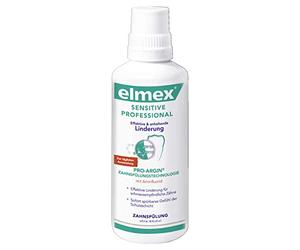 ELMEX Enjuague bucal Sensive Professional, 400 ml, sin alcohol, tecnología PRO-Argin, fluoruro de amina, sabor neutro, sensibilidad dental