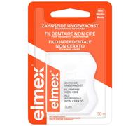 Elmex - Hilo dental, Menta, No Encerado, 50m