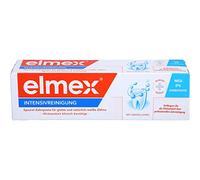 elmex Pasta de dientes de limpieza intensiva de 50 ml, especialmente para dientes lisos y blancos naturales, prolonga el efecto de una limpieza dental profesional