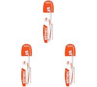 Elmex InterX Protección Caries Cepillo de Dientes Dureza Media, Limpieza Completa en los Espacios Interdentales, Cabezal Compacto para Llegar a las Zonas de Difícil Acceso, 1 unidad (Paquete de 3)