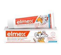 Elmex Niños Protección Caries, Pasta Infantil 0-6 Años, 50ml | Dentífrico infantil con 1000ppm fluoruro de amina, Capa protectora anticaries, Repone minerales del esmalte, Dientes de leche