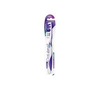 Elmex Opti-Email - Cepillo de dientes extra suave, color morado y naranja