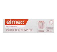 ELMEX - Pasta de dientes Elmex contra la caries Plus Cuidado completo - Remineraliza el esmalte dental - Protege los dientes sensibles y la irritación de las encías - 75 ml