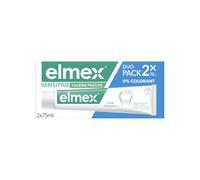 ELMEX - Pasta de dientes ELMEX Sensitive Aliento Fresco 0% Tintes - Dientes sensibles, encías dolorosas, protección de correo electrónico - 2 x 75 ml