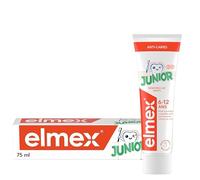 Elmex® Pasta de dientes junior 6-12 años | Protección contra la caries con menta | Sin colorantes | Pasta de dientes infantiles para dientes más fuertes | Goma y esmalte | Elmex® Baby | 75 ml