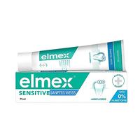 elmex Pasta de dientes Sensitive Soft White 75 ml - Limpieza dental clínicamente confirmada para dientes sensibles - protege y restaura el blanqueamiento natural de los dientes
