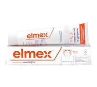 elmex Pasta dentífrica anticaries, sin mentol, 75 ml, limpieza dental médica para una protección eficaz contra la caries, sin mentol, alcanfor o aceite de menta