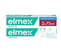 Elmex Sensitive Pasta de Dientes Pack 2x75ml | Para Dientes Sensibles, Protección contra la Caries con Fluoruro de Amina
