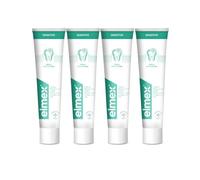 Elmex Sensitive Pasta de Dientes con Fluoruro de Amina | Pack 4 Uds x 75ml | 24 Horas de Protección para Dientes Sensibles| Fortalece los Dientes |Elimina la Placa y Limpia Suavemente