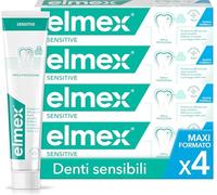 Elmex Sensitive Pasta de Dientes Pack 4x75ml | Para Dientes Sensibles, Protección contra la Caries con Fluoruro de Amina