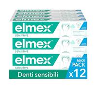 ELMEX Sensitive - Pasta de dientes sensibles (12 x 75 ml)