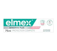 Elmex Sensitive Plus - Pasta de dientes de protección completa, 75 ml, protege contra la irritación de los dientes sensibles y las encías, remineraliza el esmalte y el sarro