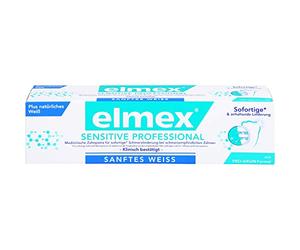 Elmex Sensitive Prof - Pasta dentífrica blanqueadora, 75 ml