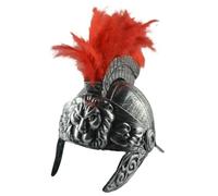 Elmi romani per adulti - Copricapo con protezioni laterali,Durevole elmo da soldato d'oro Elmo da guerriero romano dall'aspetto autentico per adulti