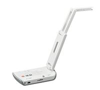 Elmo MO-2 1386 - Cámara de Documentos inalámbrica (FullHD, Miracast, WiFi, Tarjeta SD, USB, HDMI, VGA, batería, Zoom de 16x)
