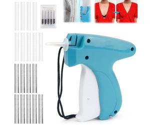 ELNLE Stitchy Quick Clothing Fixer Micro Stitchy Pistola de Fijación Rápida para Ropa, Mini Pistola de Tejer, Fijador Rápido de Ropa con 5 Agujas 1000 Pines de Plástico