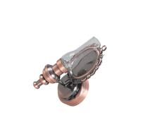 Elnwnnkc 2. Aplique De Pared En Miniatura Art Déco con Pantalla Vidrio Transparente Y LED Brillante para Exhibiciones Aplique Pared Negro En Miniatura