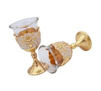 Elnwnnkc 2 Piezas de Artículos de con Patrón de Rosas Artísticas, Accesorios de Artículos de con Patrón de Rosas, Adecuados para Diversas Bebidas, Copas de Vino con incisiones Hechas a Mano