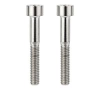 Elnwnnkc 2 tornillos de aleación de metal para bicicleta, tornillos de fijación para bicicleta de carretera, tornillos de cabeza de rosca, accesorios de ciclismo para bicicletas y motocicletas