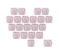 Elnwnnkc 21 Teclas PC Love Not Carved Keycaps Diseño Transparente Retroiluminado Perfil Mao para Uso Nocturno Viaje Amigable Keycaps Bolsa