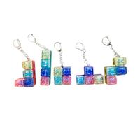 Elnwnnkc 5 Uds Fidgets Teclado Llavero Juguete para Aliviar Estrés Mejora Novedad Gadgets Pequeños Clickers