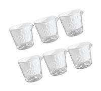 Elnwnnkc 6 floreros modernos de riego automático altamente visibles para suculentas, aromáticas y pequeñas macetas que ahorran espacio