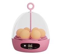Elnwnnkc 6 Huevos Incubadora de Aves de Pollo Máquina para Incubar Huevos para Incubar Pollo Pato Codorniz Suministros Agrícolas Inteligentes Automáticos Incubadoras de Aves para Huevos Automáticos