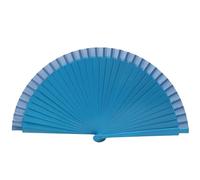 Elnwnnkc Abanico de madera elegante de estilo español, estilo vintage, color liso, plegable, para disfraces, fiestas, decoración