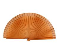 Elnwnnkc Abanico de madera elegante de estilo español, estilo vintage, color liso, plegable, para disfraces, fiestas, decoración