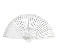 Elnwnnkc Abanico elegante español de madera de moda, abanico de mano plegable vintage de color sólido, fiestas de disfraces, decoraciones, abanico plegable