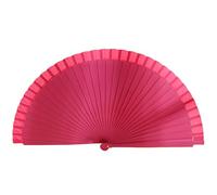 Elnwnnkc Abanico elegante español de madera de moda, abanico de mano plegable vintage de color sólido, fiestas de disfraces, decoraciones, abanico plegable