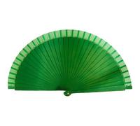 Elnwnnkc Abanico elegante español de madera plegable de moda, abanico de mano vintage de color sólido, decoración de fiestas de disfraces, abanico plegable