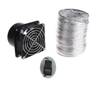 Elnwnnkc Absorbedor de Humo de Soldadura Profesional con Ventilador de Escape y tubería de 1/3 / 6M para un Entorno de Trabajo Limpio y Seguro Extractor de Humo ESD con Suministro USB