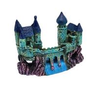 Elnwnnkc Acuarios, escondites de paisaje, peceras, paisajismo para cría de camarones, adornos de castillos artesanales, interactivos, castillos de arena subacuáticos, paisajes