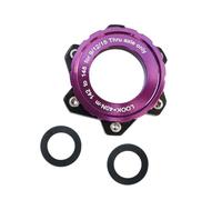 Elnwnnkc Adaptador de cubo central para conversión de bicicleta, delantero y trasero, adaptadores de bujes duraderos