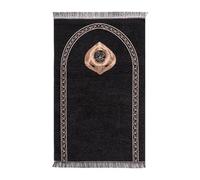 Elnwnnkc Alfombra Musulmana, Alfombra para oración con borlas, Manta de peregrinación, alfombras de oración, Alfombra de adoración Antideslizante en Relieve, Decoraciones para hogar, alfombras de
