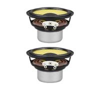 Elnwnnkc Altavoces De Rango Completo 52 Mm Y 2 Pulgadas Sistemas Magnéticos Dobles Gran Potencia 4 Ω Y 15 W con Bobinas Voz 20 Núcleos para Uso En Cine En Casa Altavoz Conos Tela