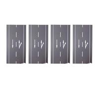 Elnwnnkc Azulejos De Paisaje para Diseño Ciudad Reutilizable Juguete Actividad Stem con Bordes Redondeados Modelo Azulejos Carretera