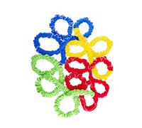 Elnwnnkc Bandas de ejercicio de forro polar resistentes al desgarro, portátiles, cooperativas, elásticas para actividades en grupo, trabajos en equipo portátiles