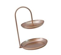 Elnwnnkc Bandeja decorativa de metal adicional de uso múltiple, herramienta flexible de gestión de espacio para sala de estar, dormitorio, utensilios de cocina, bandeja de hierro multifuncional