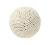 Elnwnnkc Bola de Sisal para Masticar Gatos, Juguete Seguro para Mejorar Estado de ánimo, Regalo para Gatitos, Relleno, dentición, Forma Atractiva
